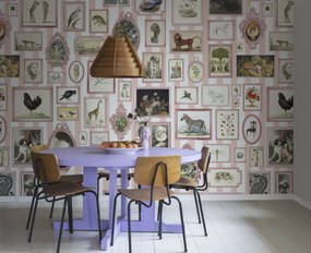 Fototapet, Vintage Frames, Pink, Rebel Walls