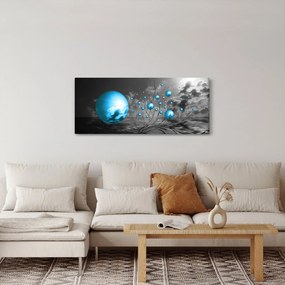 Tabloul bilelor albastru deschis (120x50 cm)