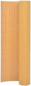vidaXL Gard pentru grădină cu 2 fețe, galben, 110x300 cm