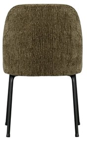 Scaune de dining kaki 2 buc. din catifea Vogue – WOOOD