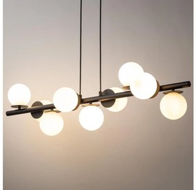Lustră pe cablu AVOLA 9xG9/12W/230V negru