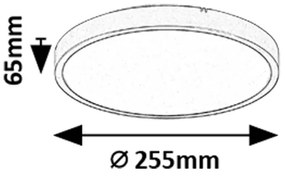 Plafonieră LED pentru baie Rabalux 71435 ALENZO LED/12W/230V IP44 negru