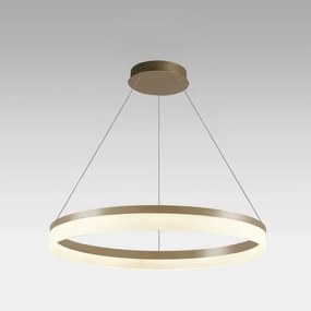 Lustra LED circulara suspendata Ara 60cm, Gold