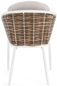 Scaun cu perne detasabile, alb, Maribela, Bizzotto