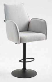 HR280W Scaun Gri Boucle cu Bază Neagră