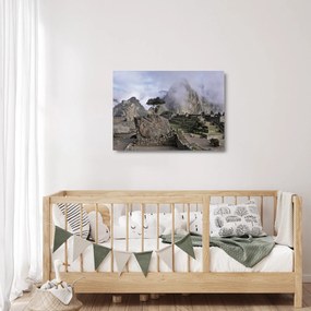 Tablou pe sticlă - Machu Picchu (70x50 cm)