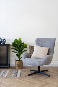 Bescia fotoliu cu funcție pivotantă, gri închis