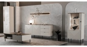 Dulap EYCO 1D1W, cașmir/stejar castello