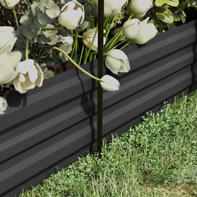 Outsunny Pat înalt cu plasă de protecție pentru păsări și protecție solară, carcasă metalică, 230x110x110 cm, Gri/Verde/Negru | Aosom Romania