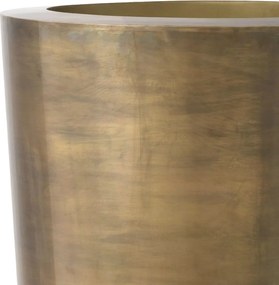 Ghiveci, Vas decorativ din otel inoxidabil Maddox alama vintage