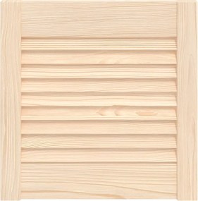 vidaXL Ușă de dulap cu design lambriu, 39,5x39,4 cm, lemn masiv de pin