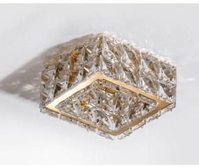 Spot incastrat tavan/plafon design decorativ ESTER SQUARE 2 GOLD