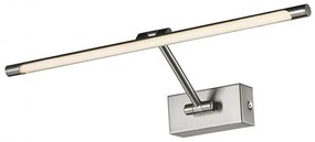 Aplica de perete LED pentru tablou cu brat directionabil DaVinci 48 nickel satin