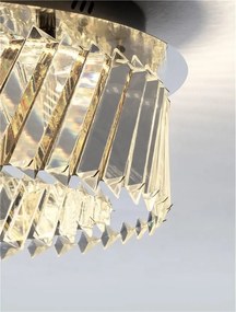 Lustra aplicata LED, cristale sticla ARIETTA 43cm