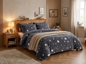 Lenjerie cocolino NIGHT SKY gri Dimensiune lenjerie de pat: 70 x 90 cm | 140 x 200 cm