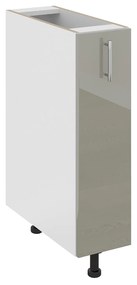 Corp Baza Jolly Karo, Gri Lucios/Alb, MDF, 20 x 50 x 80 cm