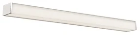 Aplica LED de perete pentru baie design liniar Freya crom