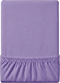 Cearsaf Jersey EXCLUSIVE cu elastic 180 x 200 cm mov deschis