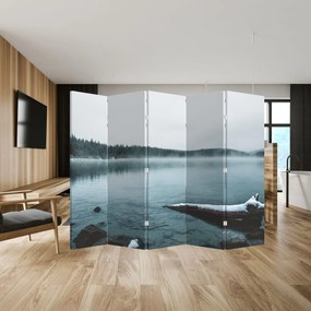 Paravan - Lacul nordic înghețat (210x170 cm)