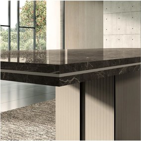Masă lemn masiv extensibilă Fidia, 200 × 101,5 × 76 cm