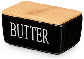 Recipient din bambus cu sertar ECANU, 30 x 30 x 10 cm