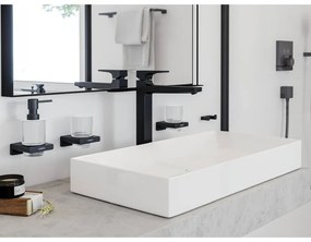 Baterie lavoar negru mat cu ventil, Hansgrohe Metropol 260 Negru mat