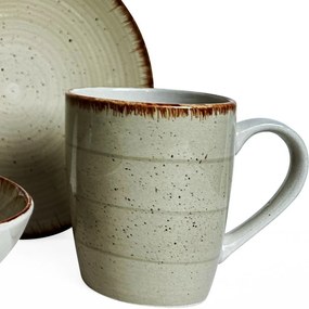 Banquet Set de tacâmuri Spiral Ivory, 30 bucăți