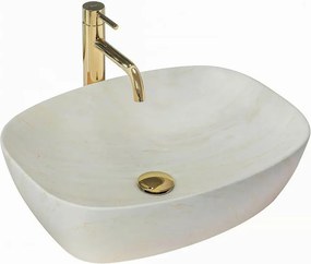Lavoar pe blat Rea Freja 51 cm bej mat
