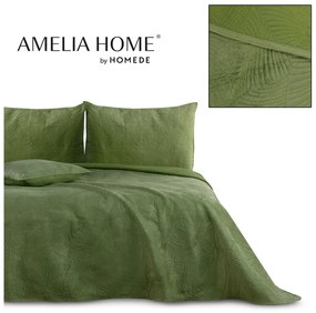 Cuvertură verde pentru pat dublu 200x220 cm Palsha – AmeliaHome