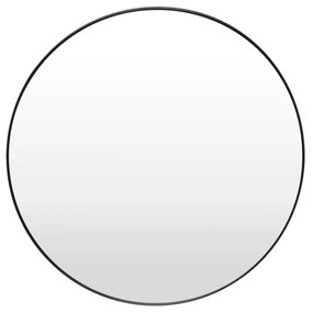 Oglindă rotundă de perete Bonami Essentials Layla, ø 80 cm, negru