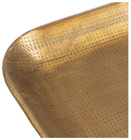 Tăvi decorative 3 buc. din metal 14x48 cm Grau – Ixia