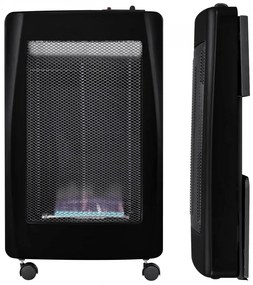 Soba pe gaz ELITE EBF-1362, 3.8 kW, 35 m², 327 g/h, 2 trepte, Senzor de oxigen ODS, Protectie la inclinare, Aprindere piezoelectrica, Negru