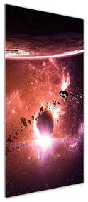 Tablou pe sticlă acrilică Galaxie