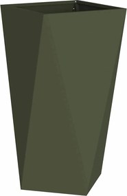 vidaXL Jardinieră Verde măsliniu 40 x 40 x 75 cm Oțel