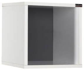 Raft de perete 33x33 cm alb