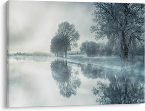 Tablou cu natura iarna (70x50 cm)