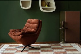 Covor teracotă din bumbac 160x230 cm Gambit – Dutchbone