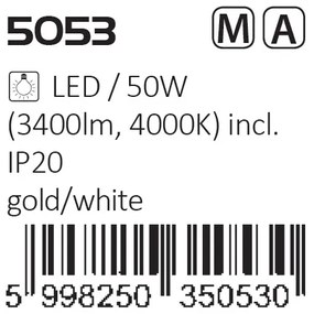Plafoniera LED camera de zi, sufragerie, dormitor Carmella 5053 RX
