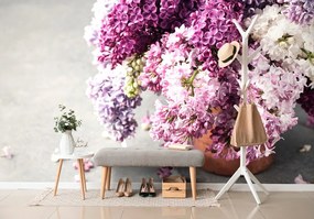 Fototapet liliac în ghiveci