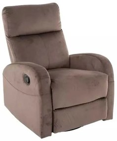 Scaun reclinabil Olimp Velvet, maro