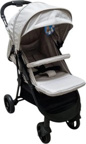 Carucior nou nascuti 2 in 1 BABY CARE™ PRO YK78, Pozitie somn, Spatar reglabil in 7 trepte, Frana picior, Pliabil, Gri