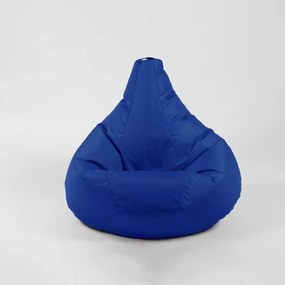 Fotoliu puf copii, Nirvana Light Pufrelax, Material Impermeabil - Blue Royal