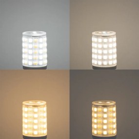 Set de 3 becuri LED inteligente G9, reglabile, 2,5 W, 250 lm, 2700K-6500K, incl. Hub inteligent Zigbee