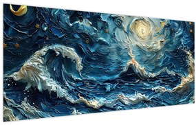 Tablou - Pictura cerului și a mării (120x50 cm)