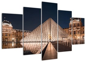 Tablou - Louvre noaptea (150x105 cm)