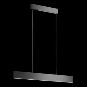 Lustra LED suspendata design modern Step negru 23W 4000K
