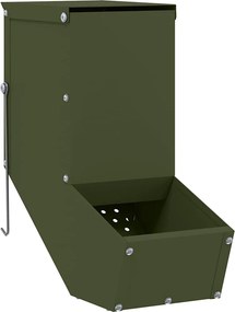 vidaXL Urmărire pentru iepuri Verde măsliniu 12,5 x 26 x 28,5 cm