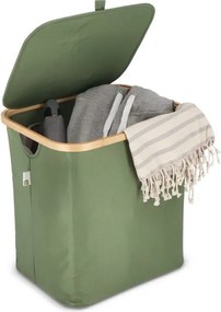 Cos pentru rufe NOLVIO 50 L, verde