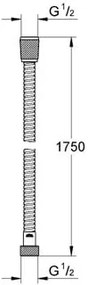 Furtun dus metalic 1,75m Grohe-28139000