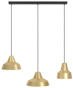 Lustră pe cablu Eglo 390016 SAVARNA 3xE27/40W/230V auriu